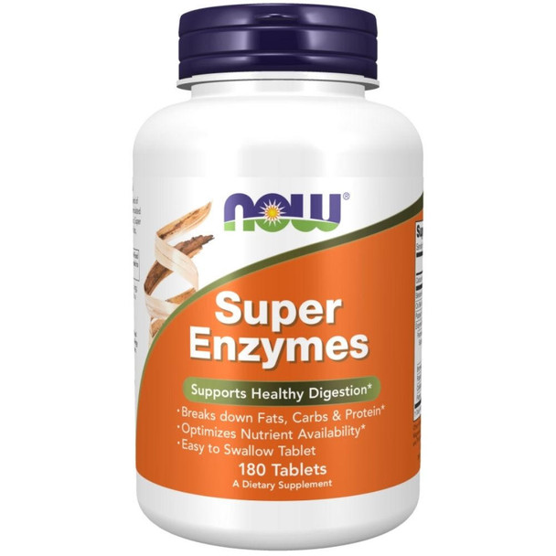  Now Foods Super Enzymes 180 Tablets 