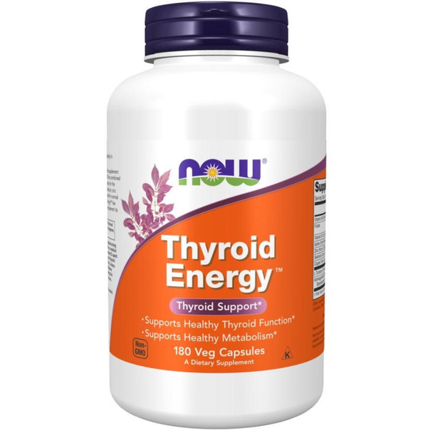  Now Foods Thyroid Energy 180 Veg Capsules 