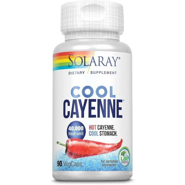  Solaray Cool Cayenne 40,000 HU 90 Caps 