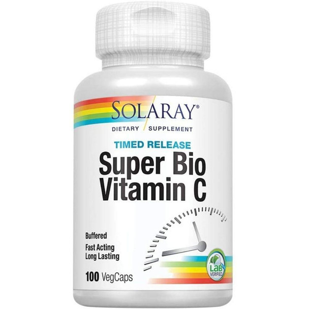  Solaray Super Bio Buffered Vitamin C 1000mg 100 Caps 