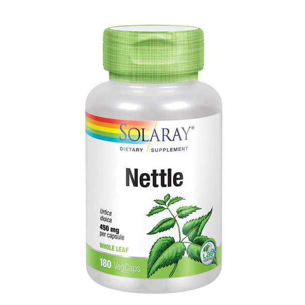  Solaray Nettle Leaves 450mg 100 Capsules 