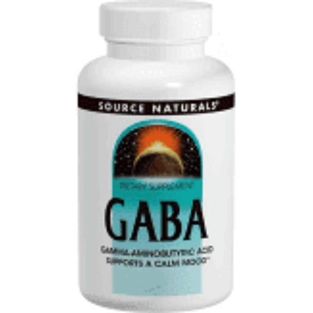  Source Naturals GABA 750mg 45 Tablets 