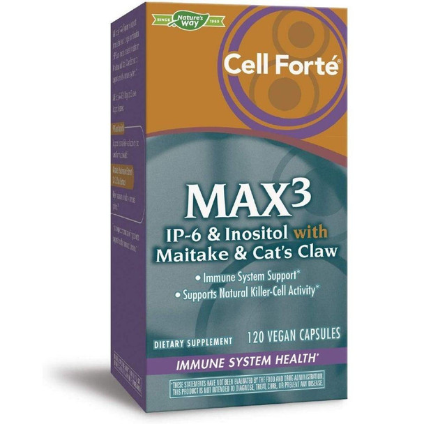  Nature's Way Cell Forte Max3 120 Capsules (Previously Enzymatic Therapy) 