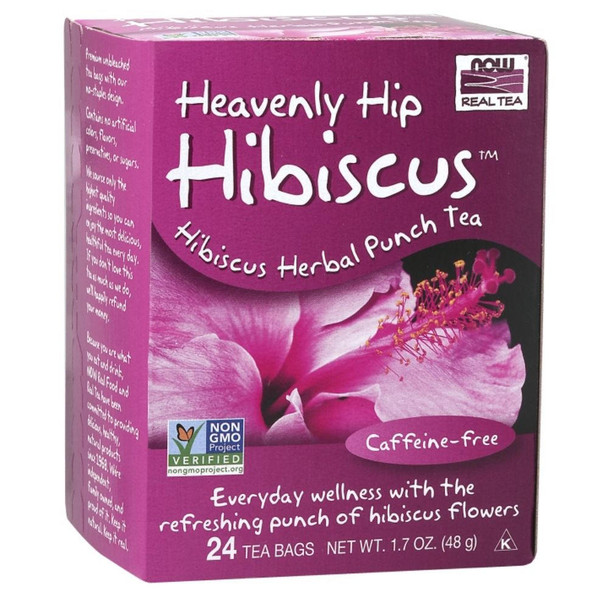  Now Foods Heavenly Hibiscus Tea Bags 24/Box 