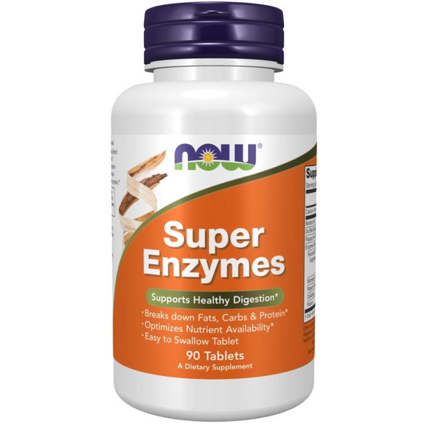  Now Foods Super Enzymes 90 Tablets 