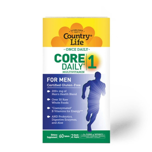  Country Life Core Daily-1 For Men 60 Tablets 