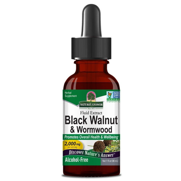  Nature's Answer Black Walnut & Wormwood 1oz 