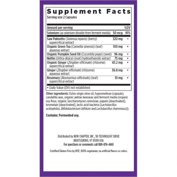  New Chapter Prostate 5LX 60 Softgels 