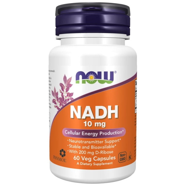  Now Foods NADH 10mg 60 Veg Capsules 