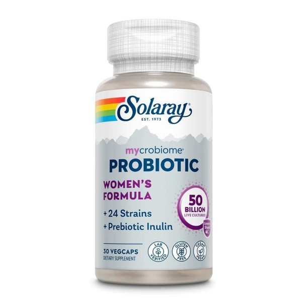  Solaray Mycrobiome Probiotic 30 Veg Caps Women's Formula 