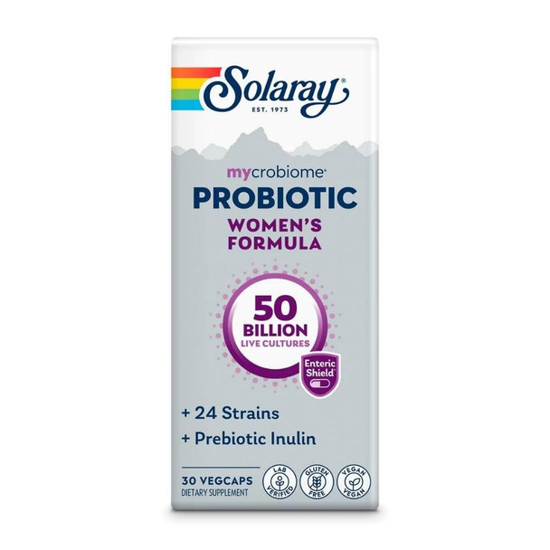  Solaray Mycrobiome Probiotic 30 Veg Caps Women's Formula 