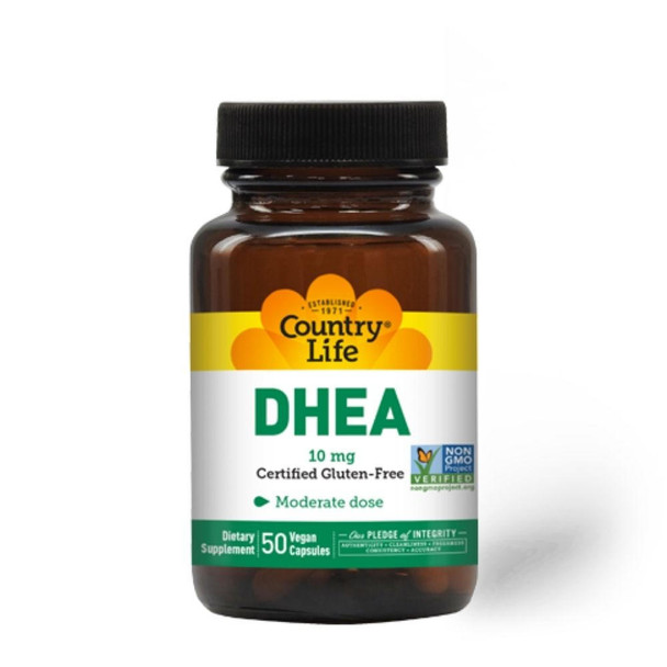  Country Life DHEA 10mg 50 Capsules 