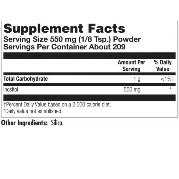 Kal KAL INOSITOL POWDER 550mg 4oz 