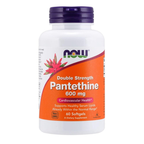  Now Foods Pantethine 600mg 60 Softgels 