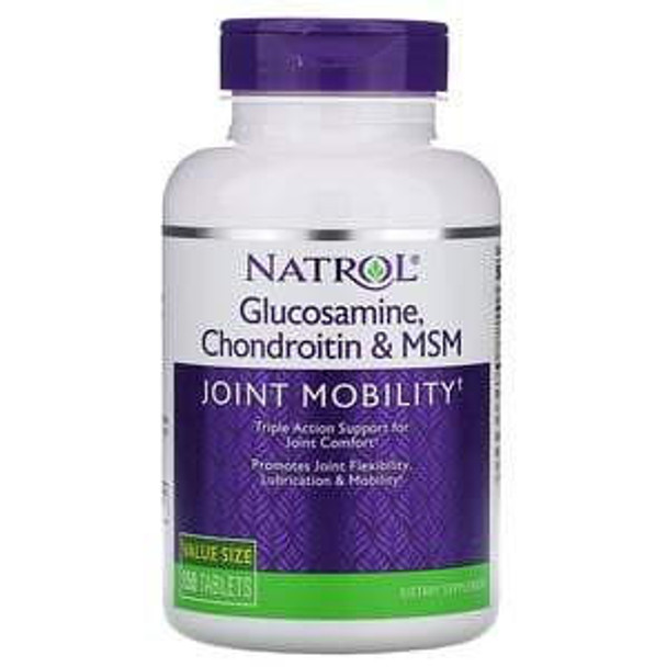  Natrol Glucosamine Chondroitin & MSM 150 Tablets 