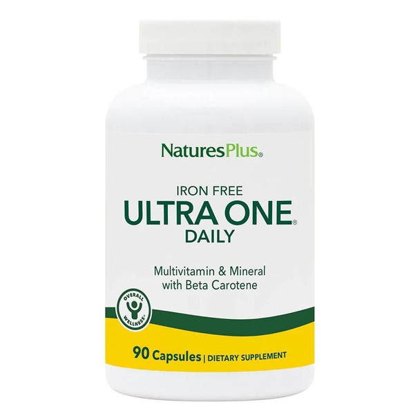  Nature's Plus Ultra One Daily Iron Free 90 Veg Caps 