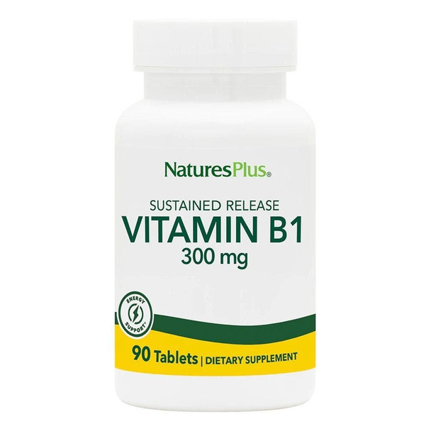  Nature's Plus Vitamin B-1 300mg Sustained Release 90 Tablets 
