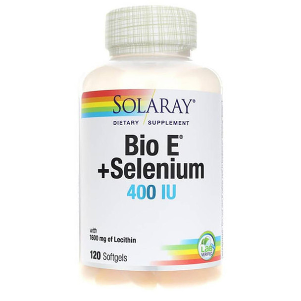  Solaray Bio E w/ Selenium 120 Softgels 
