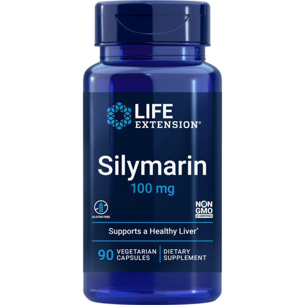  Life Extension Silymarin 100mg 90 Veg Caps 