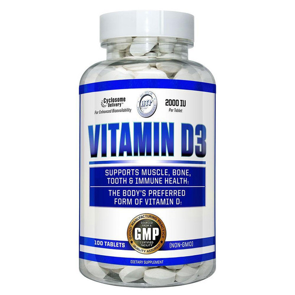  Hi-Tech Pharmaceuticals Vitamin D3 100 Tablets 