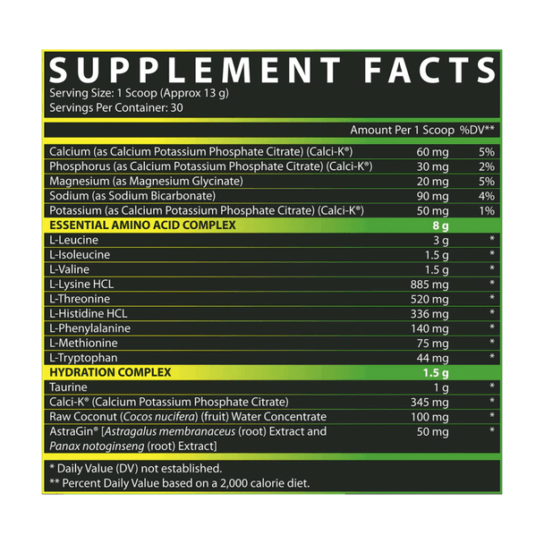  Nutrex Research EAA Hydration 30 Servings 