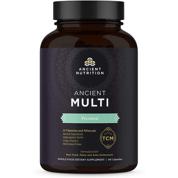  Ancient Nutrition Multi Prenatal 90 Capsules 