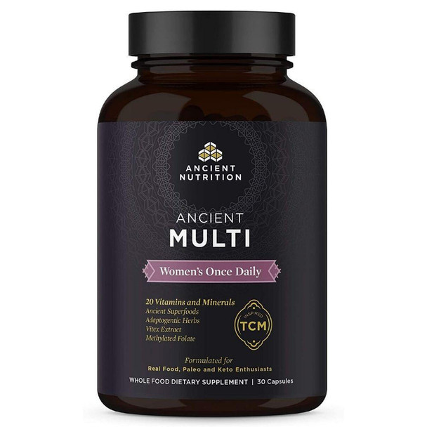  Ancient Nutrition Multi Women's Once Daily 30 Capsules 