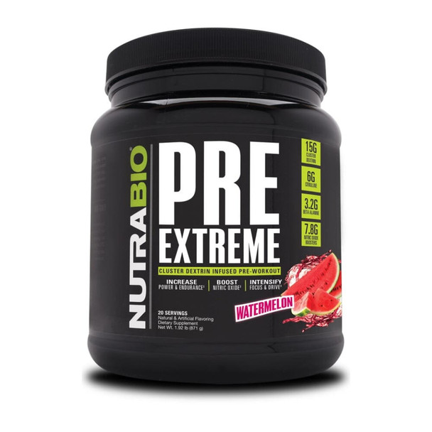  NutraBio Pre Extreme 20/Servings 