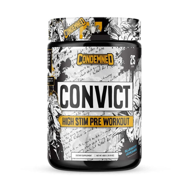 Condemned Labratoriez Condemned Labz Convict Pre-Workout 25 Servings 