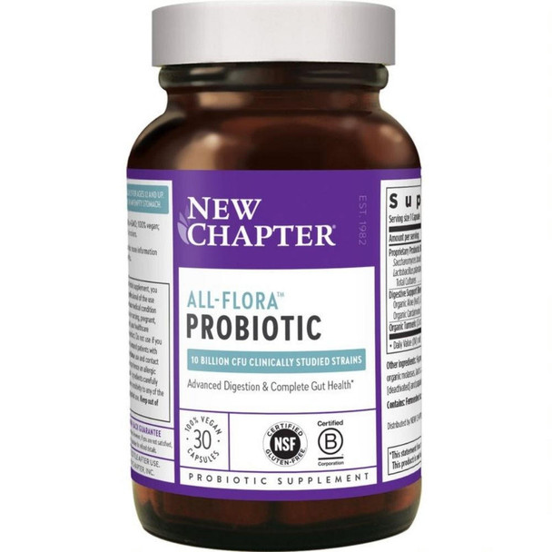  New Chapter All-Flora Probiotic 30 Capsules 