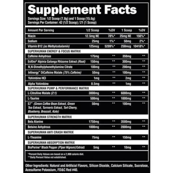  Alpha Lion Super Human Extreme 21 Servings 