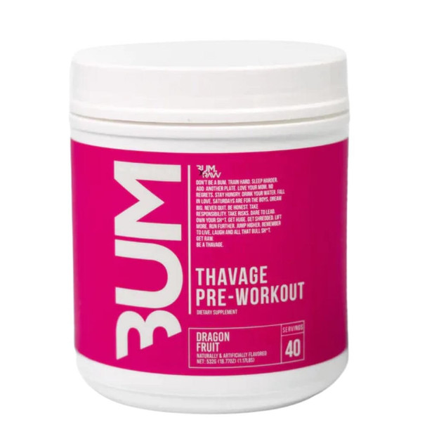 CBUM RAW Nutrition CBUM Thavage Preworkout 40 Servings 