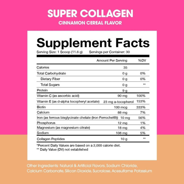  Obvi Super Collagen Protein 30 Servings 