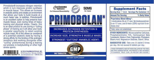 Hi-Tech Pharmaceuticals Primobolan 90 Tablets