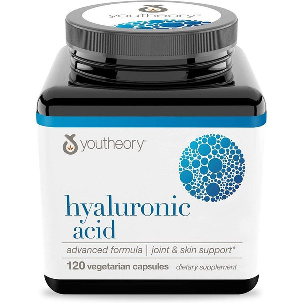  YouTheory Hyaluronic Acid Advanced 120 Capsules 