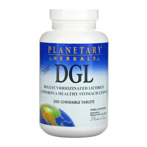  Planetary Herbals DGL Licorice 100 Chewable Tablets 