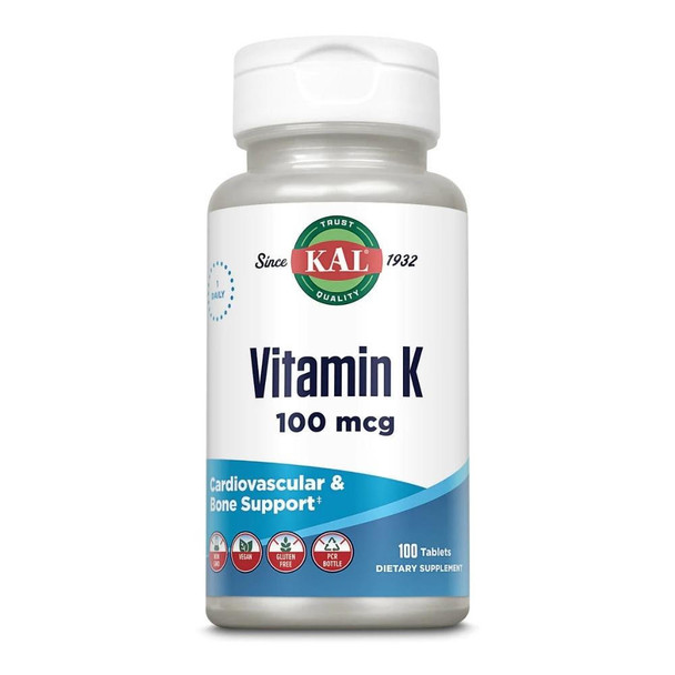 Kal KAL Vitamin K 100mcg 100 Tablets 