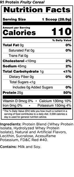 Rule1 Rule 1 Whey Isolate Protein 2lb 