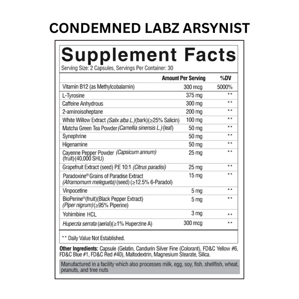 arsynist-label-ingredients
