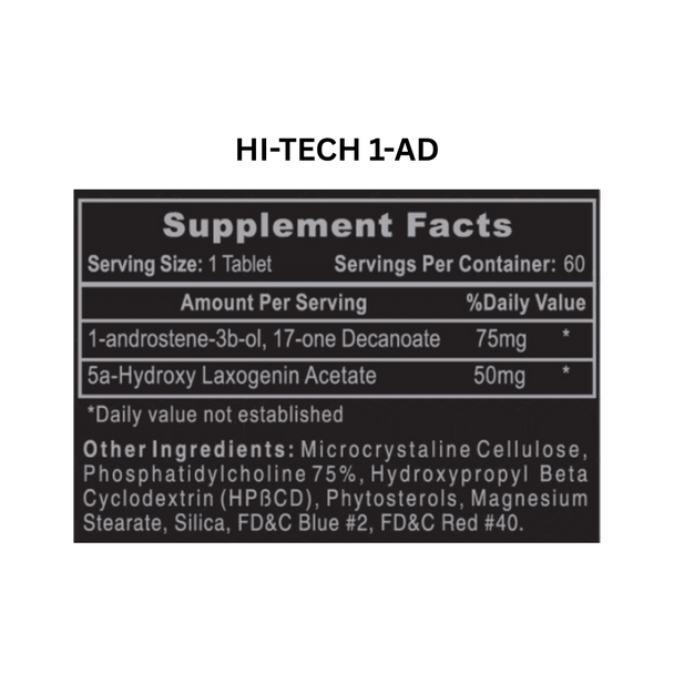  Hi-Tech Pharmaceuticals 1-Andro & 4-Andro Stack 
