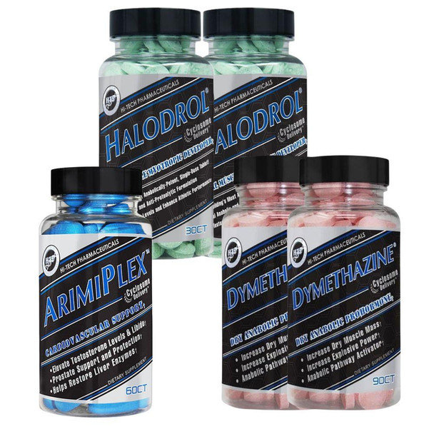  Hi-Tech Pharmaceuticals 12 Week Strength & Power Cycle Prohormone Stack 