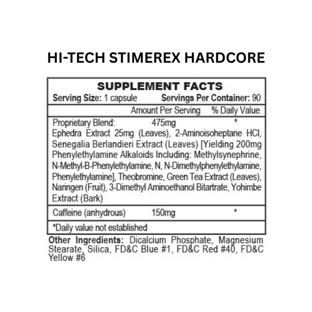  Hi-Tech Pharmaceuticals Hardcore Weight Loss Stack 