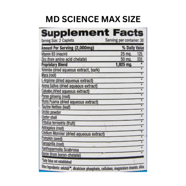 MD ScienceLab Max Bedroom Performance Individual Pack Stack 