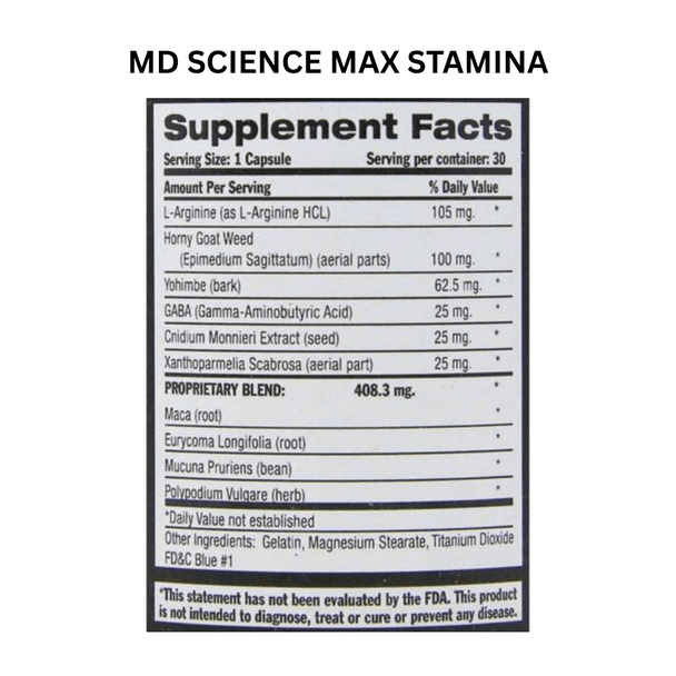 MD ScienceLab Max Bedroom Performance Individual Pack Stack 