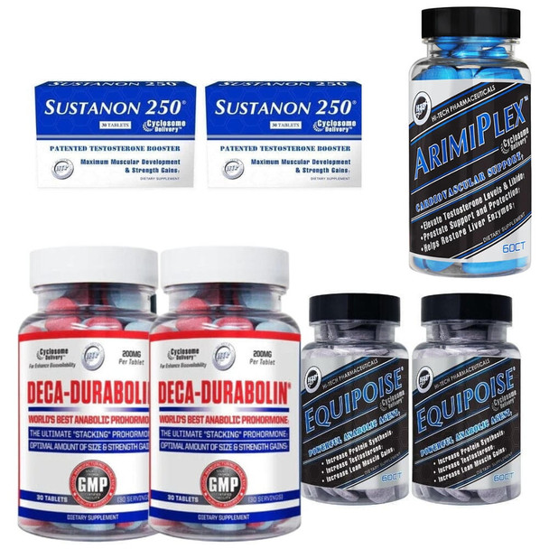 Hi-Tech Pharmaceuticals 2024 Ultimate Mass & Bulking Prohormone Stack (8 Weeks On / 4 Week PCT)