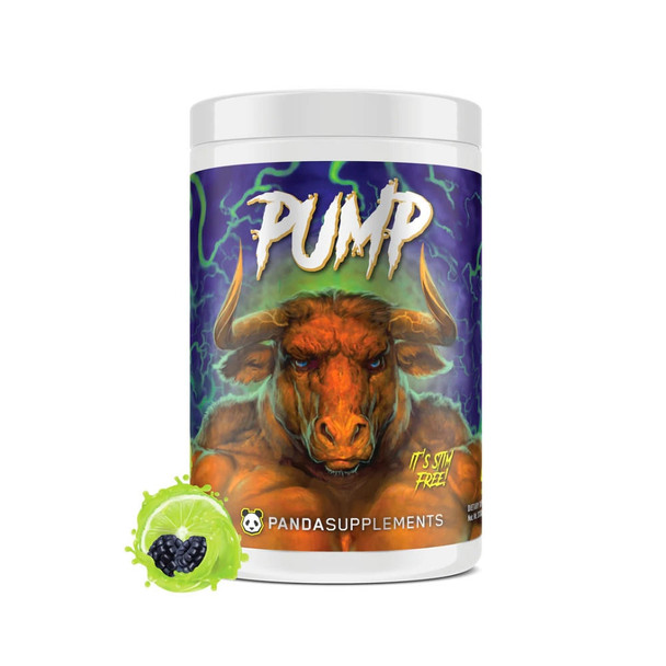  Panda Supps Pump Stim Free Pre-Workout 20 Servings 