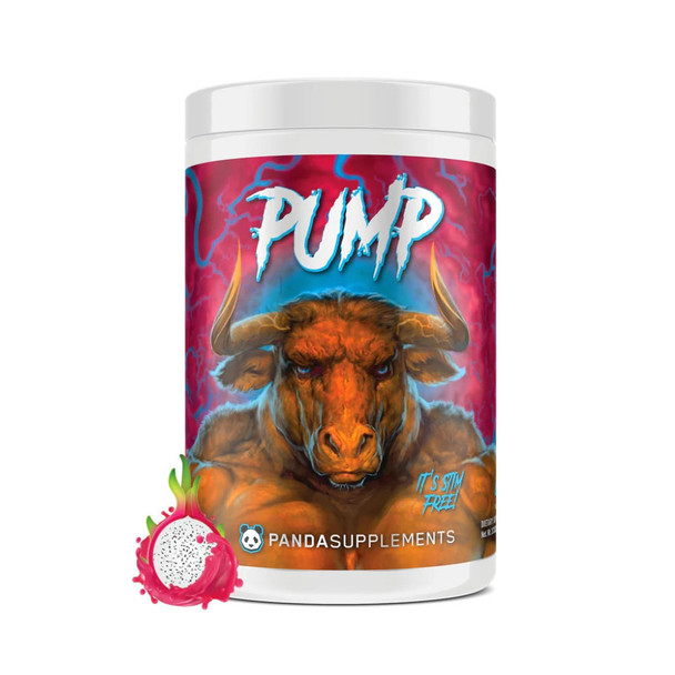  Panda Supps Pump Stim Free Pre-Workout 20 Servings 