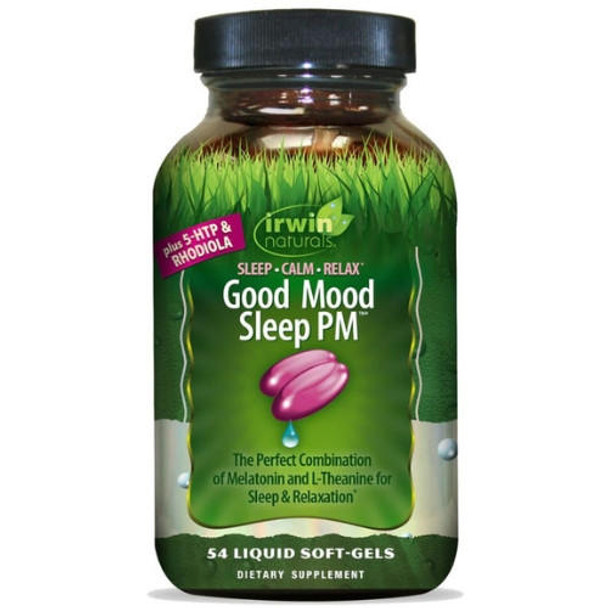  Irwin Naturals Good Mood Sleep  PM 54 Softgels 