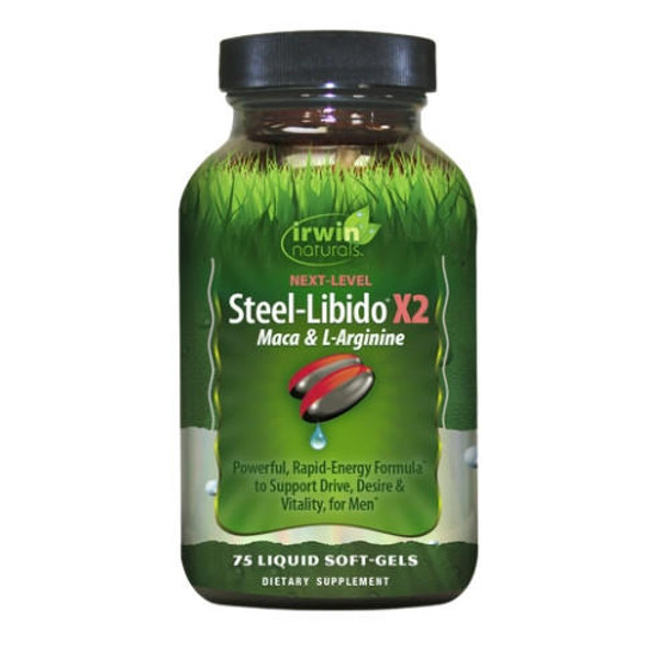  Irwin Naturals Steel-Libido Double Strength 75 Softgels 