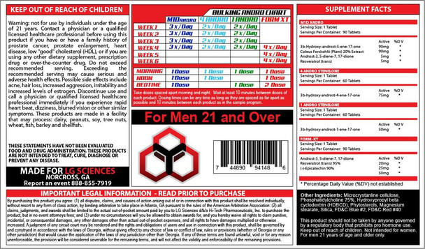  LG Sciences Bulking Andro Kit™ 